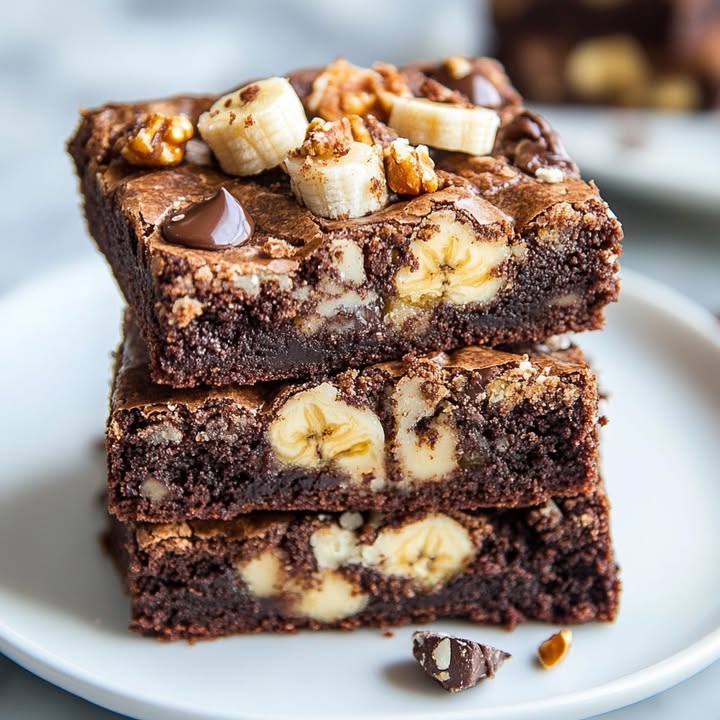 Bananenbrot Brownies Rezept