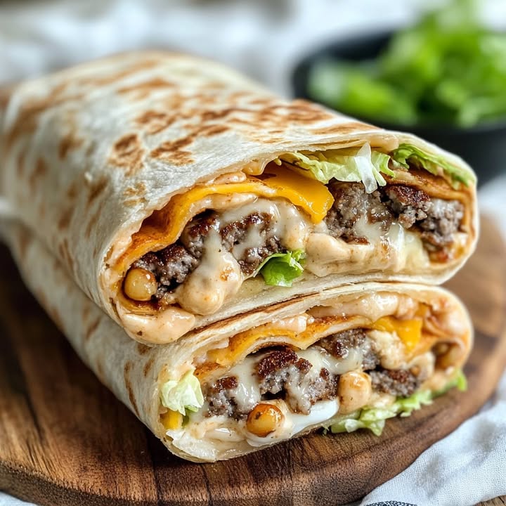Big Mac Wraps Rezept