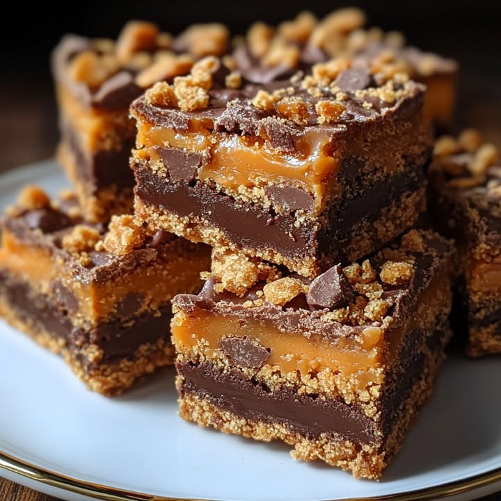 Butterfinger Karamell Crunch Bars