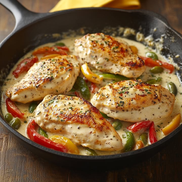 Cremiges Pepperoncini-Hühnchen