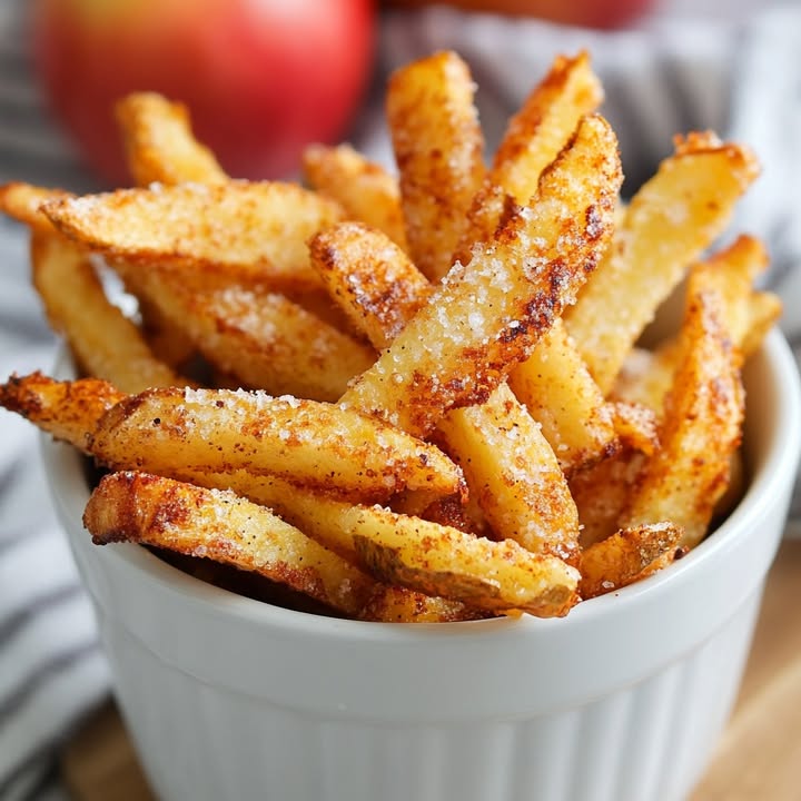 Crispy Apfel Pommes