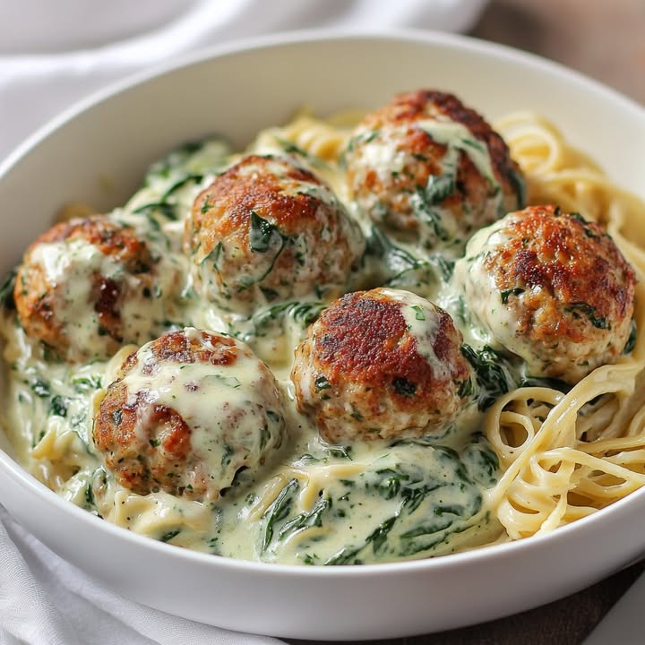 Hühnchen-Ricotta-Bällchen