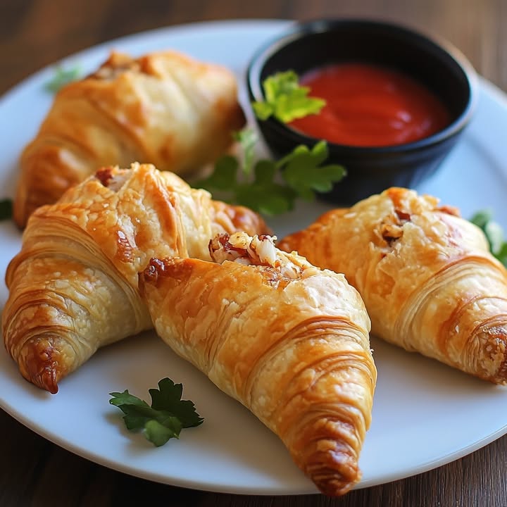 Krabben-Crescent-Häppchen