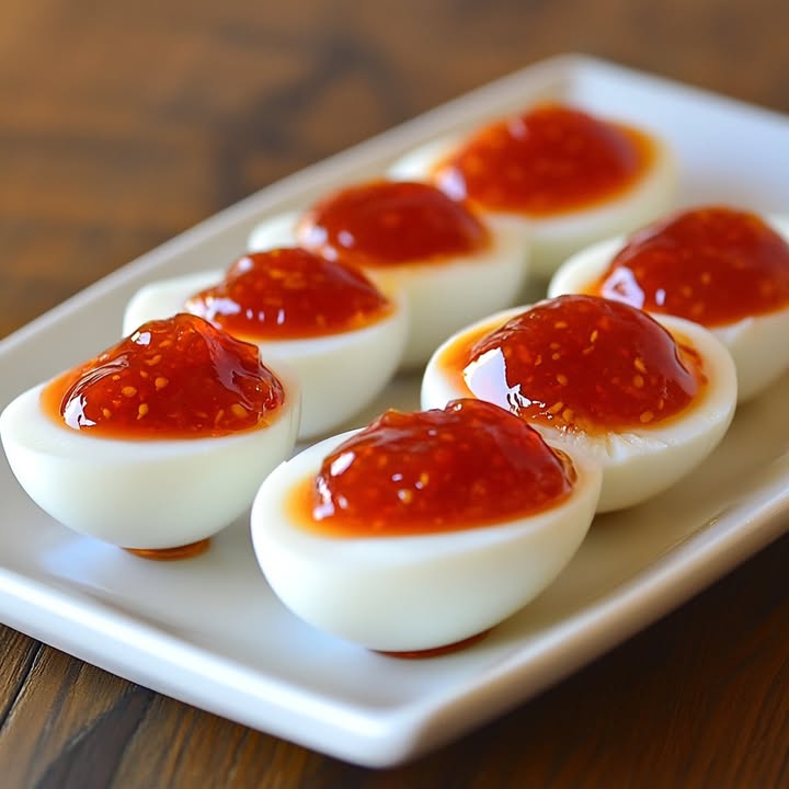 Süßes Pikantes Eierkaviar