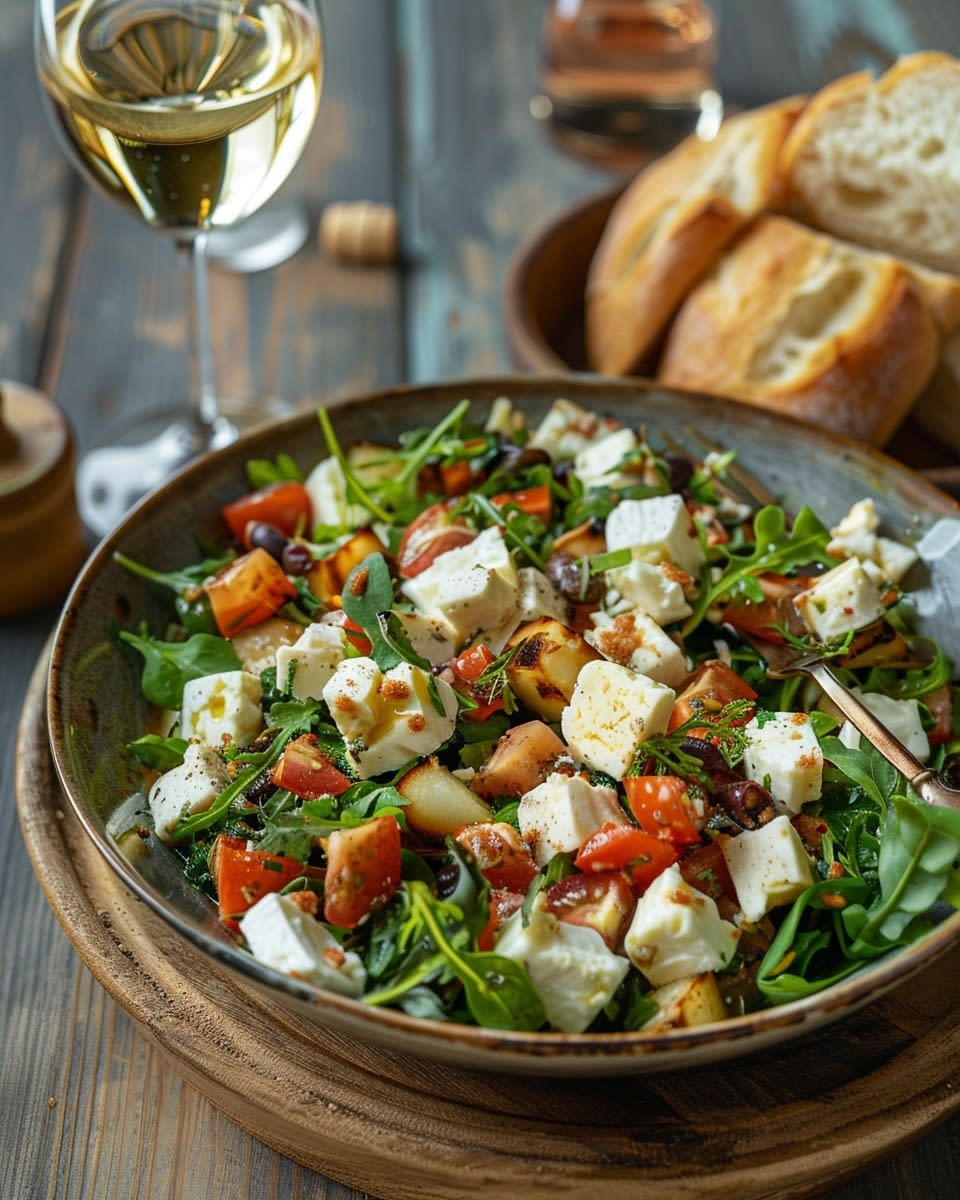 15-Minuten Bohnensalat mit Schafskäse