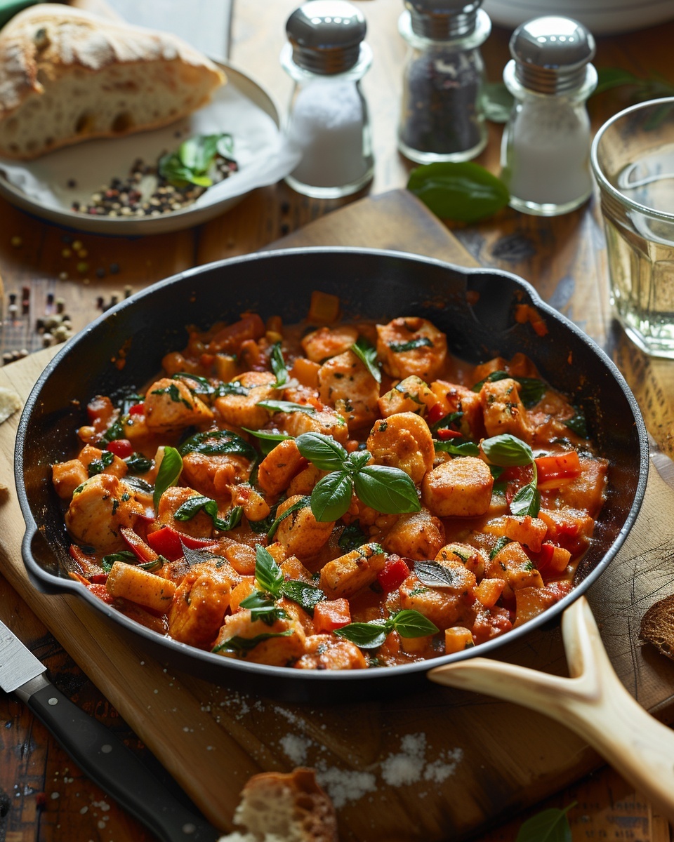 20-Minuten Hack-Pfanne mit Paprika