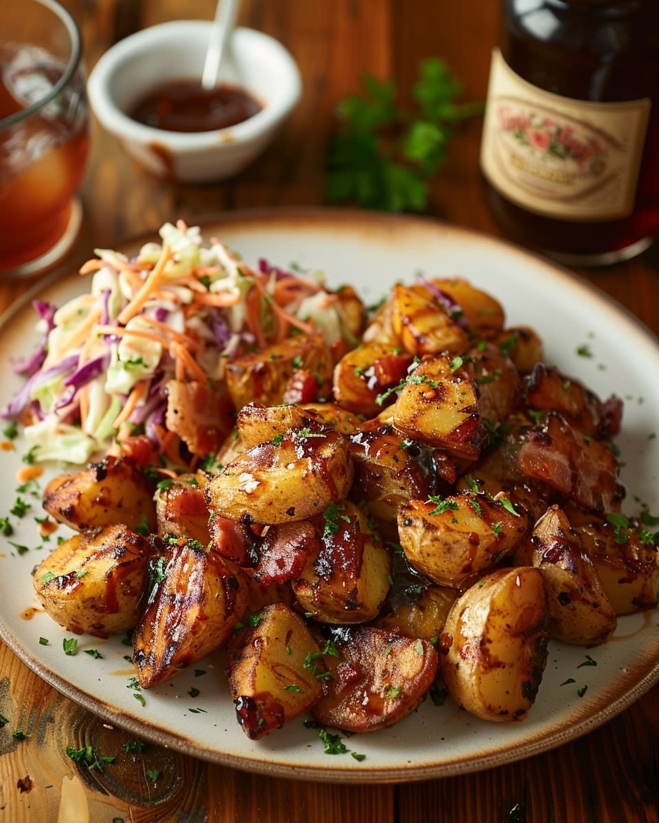 Airfryer BBQ-Bacon-Kartoffeln