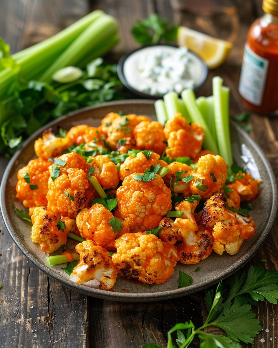 Airfryer Blumenkohl „Buffalo Style“