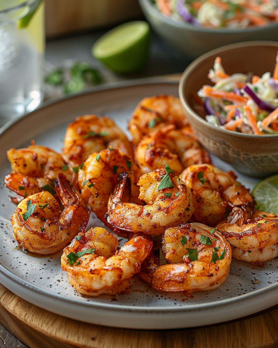 Airfryer Chili-Lime Garnelen