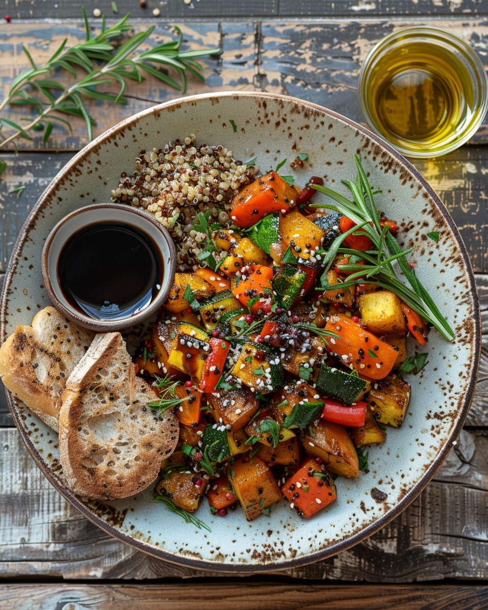 Airfryer Gemüse-Medley mit Balsamico