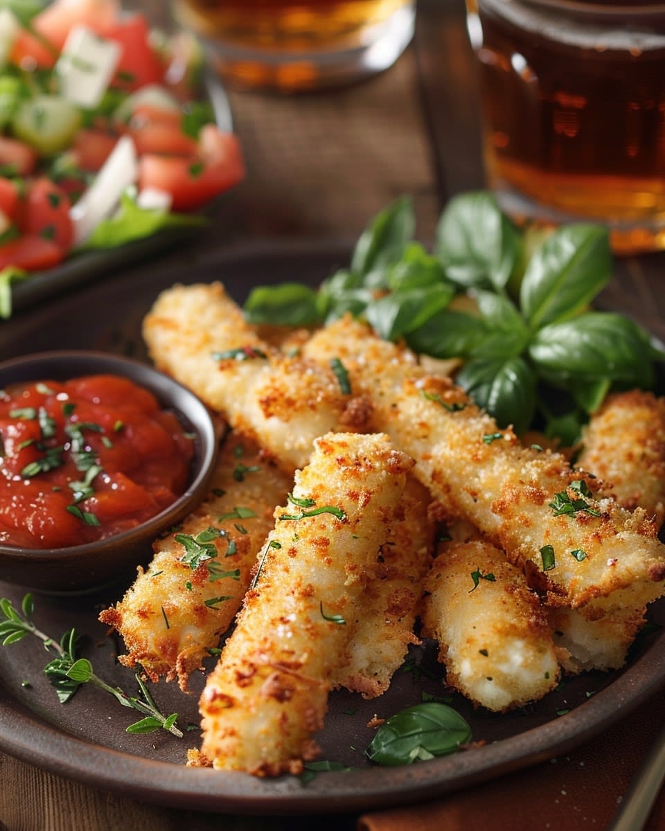 Airfryer Mozzarella-Sticks selber machen