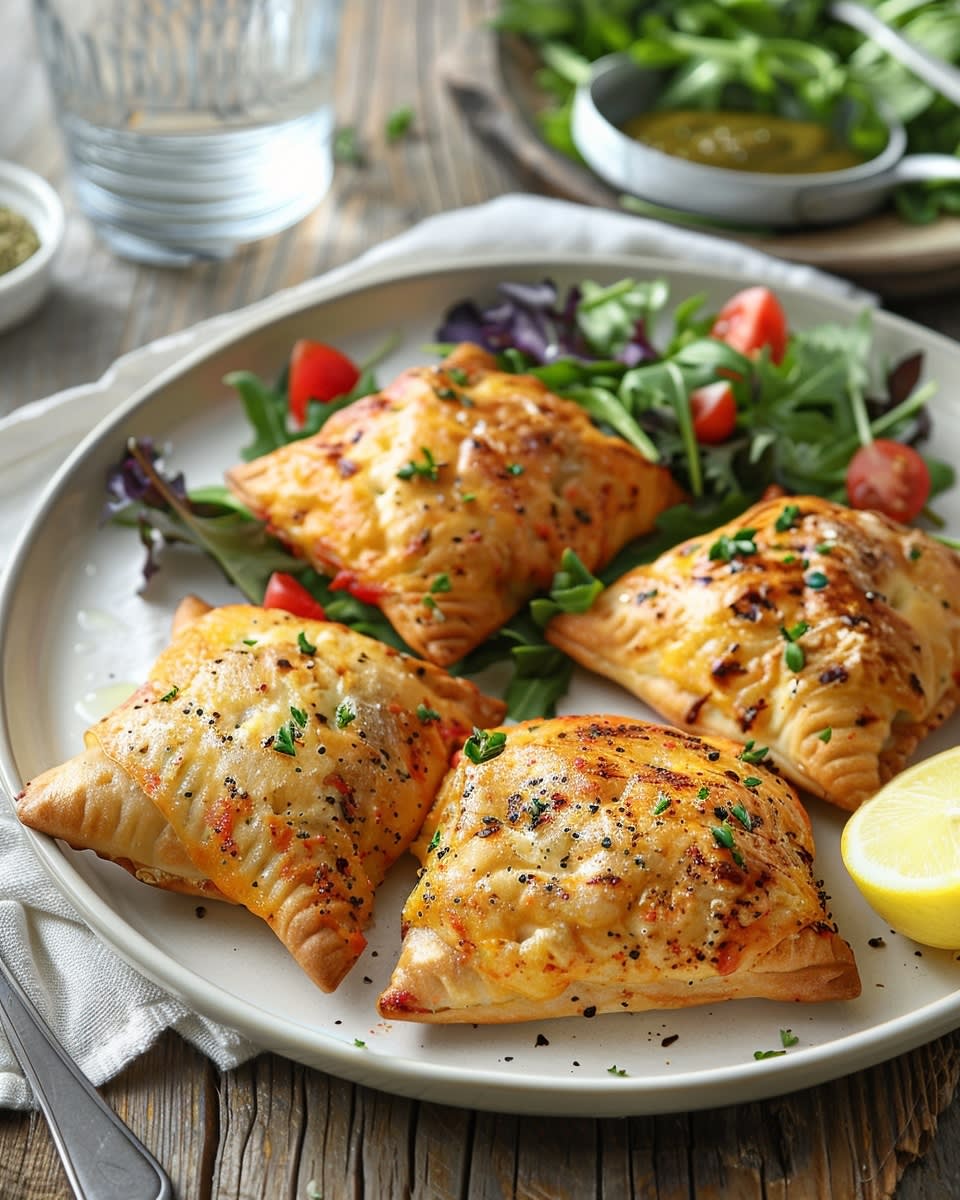 Airfryer Paprika-Käse Pockets