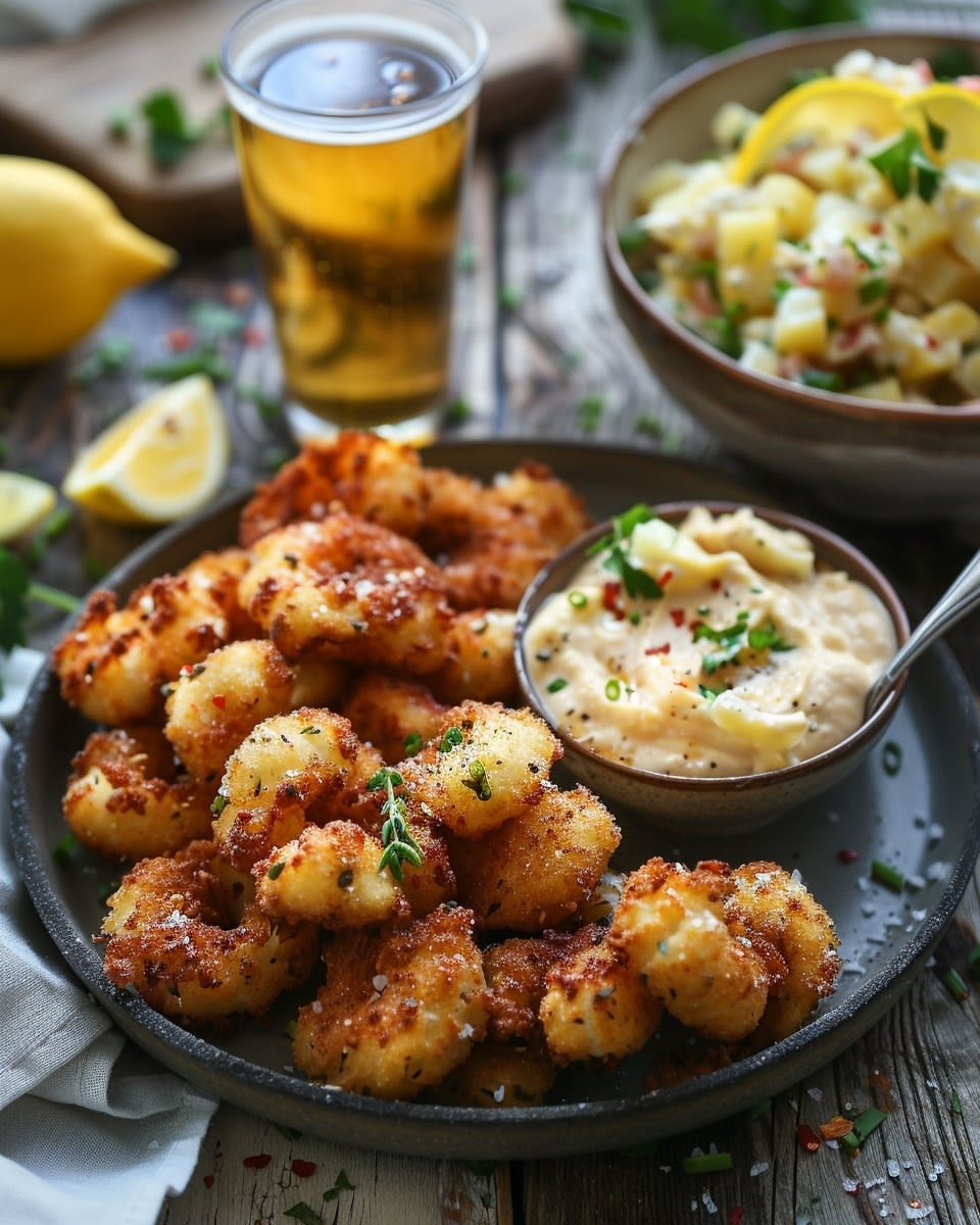 Airfryer Zwiebelringe knusprig