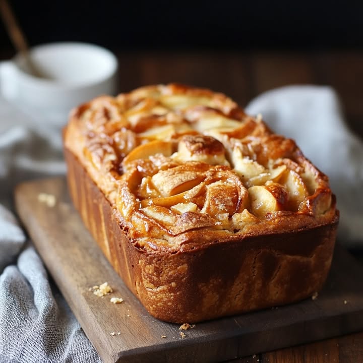 Apfelkuchen Brot