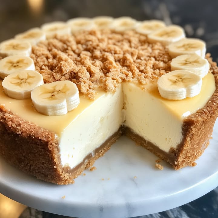 Bananencreme Käsekuchen