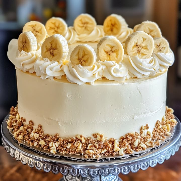 Bananenkuchen mit Buttercreme