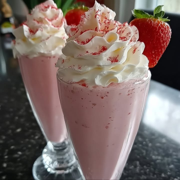 Bester Erdbeer-Milchshake