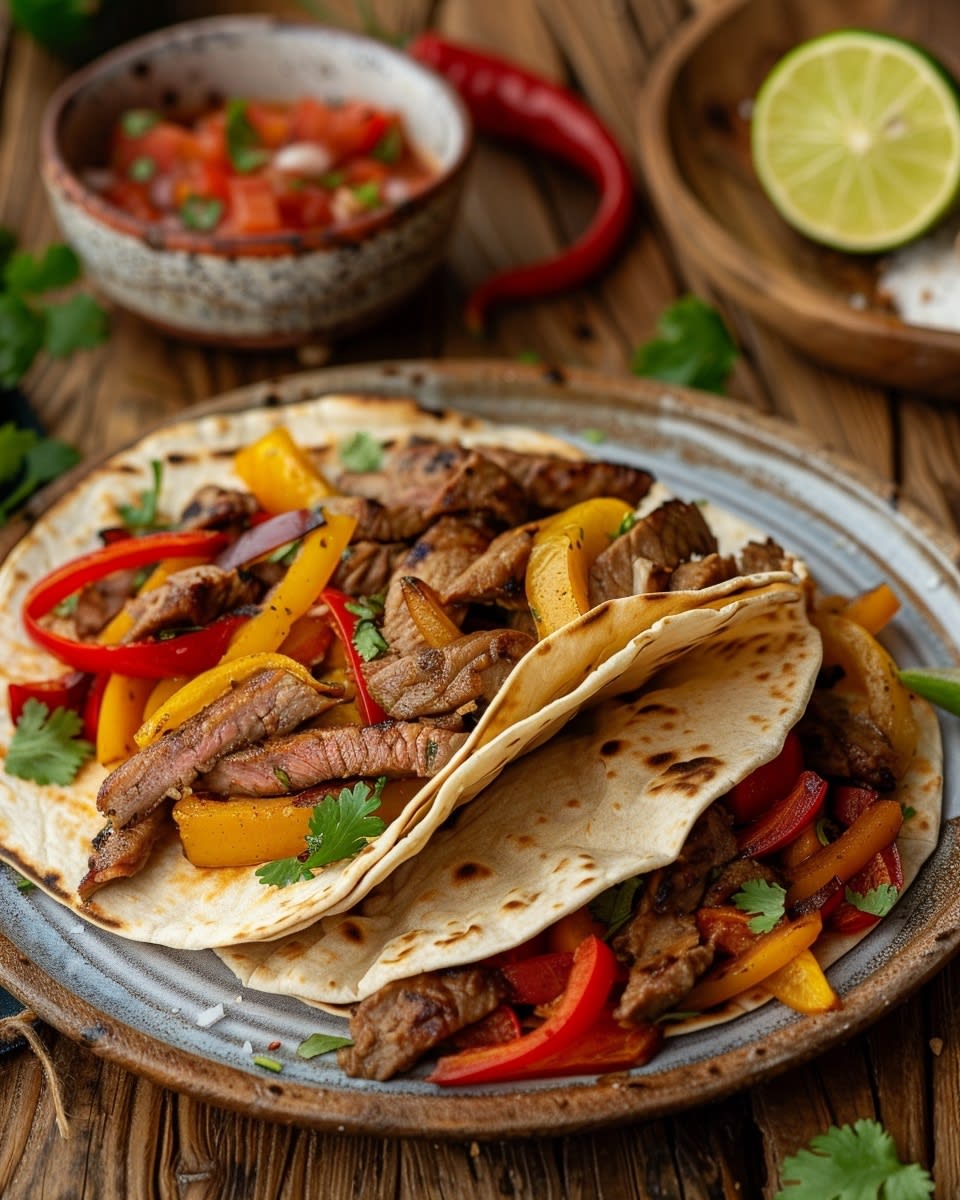 Blitz-Gemüse-Fajitas