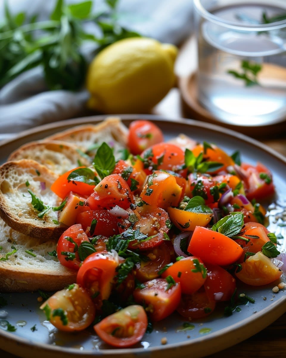 Eilige Tomaten-Gurken-Salat