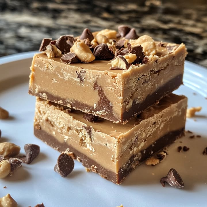 Einfache Erdnussbutter-Fudge