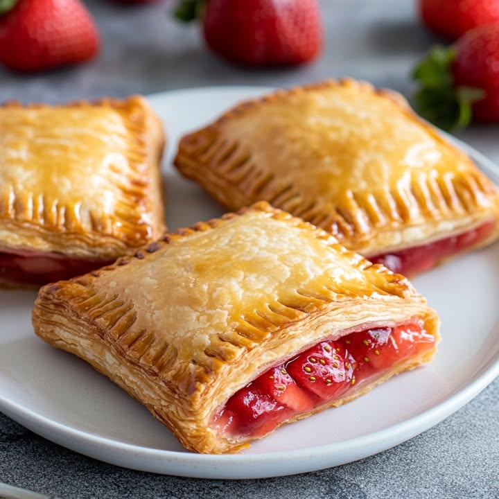 Erdbeer-Handpasteten Genuss