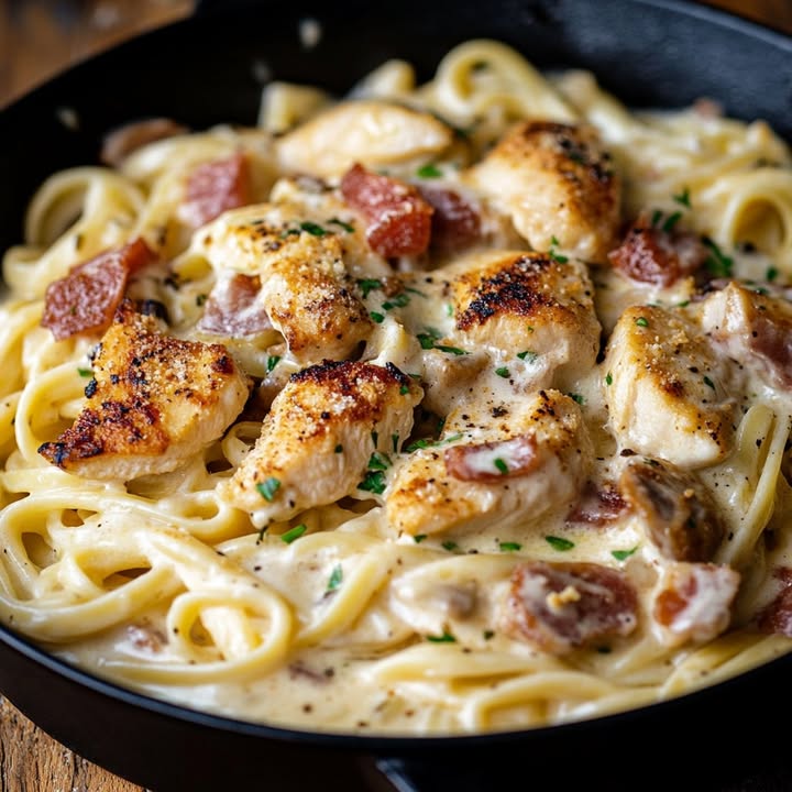 Hühnchen Carbonara Genuss