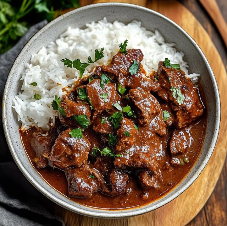Indisches Rindfleisch Vindaloo