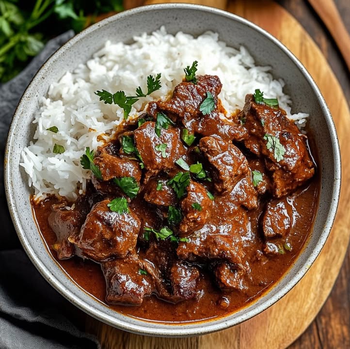 Indisches Rindfleisch Vindaloo