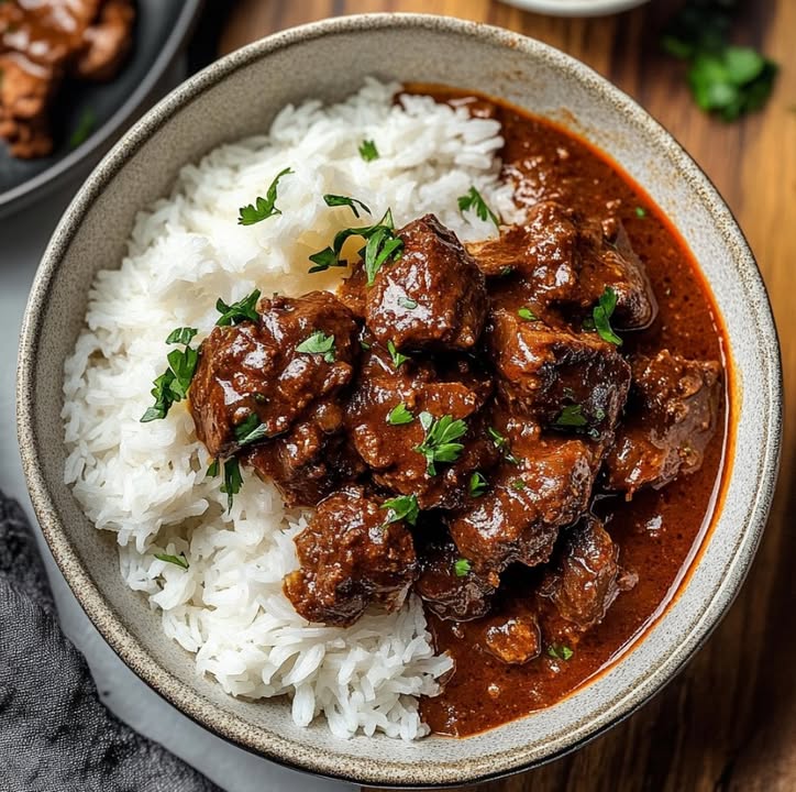Indisches Rindfleisch Vindaloo