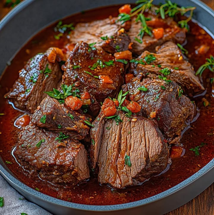 Italienischer Rinderbraten Genuss