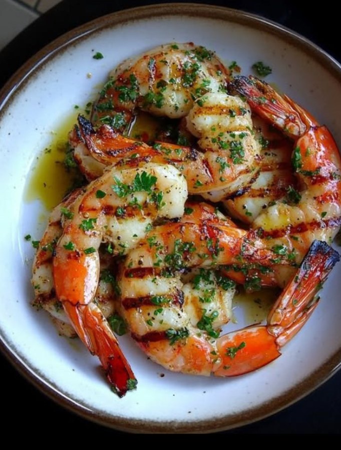 Knoblauch-Garnelen Grillen