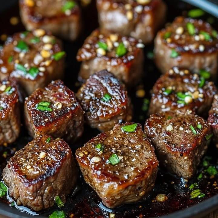 Knoblauchbutter Steakhäppchen