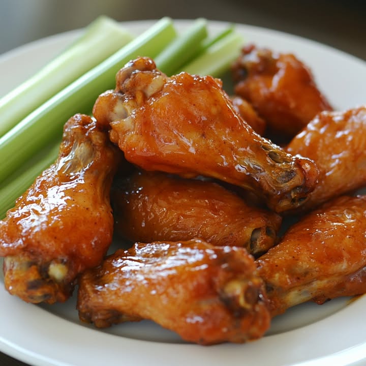 Krosse Ofen-Hühnchenflügel