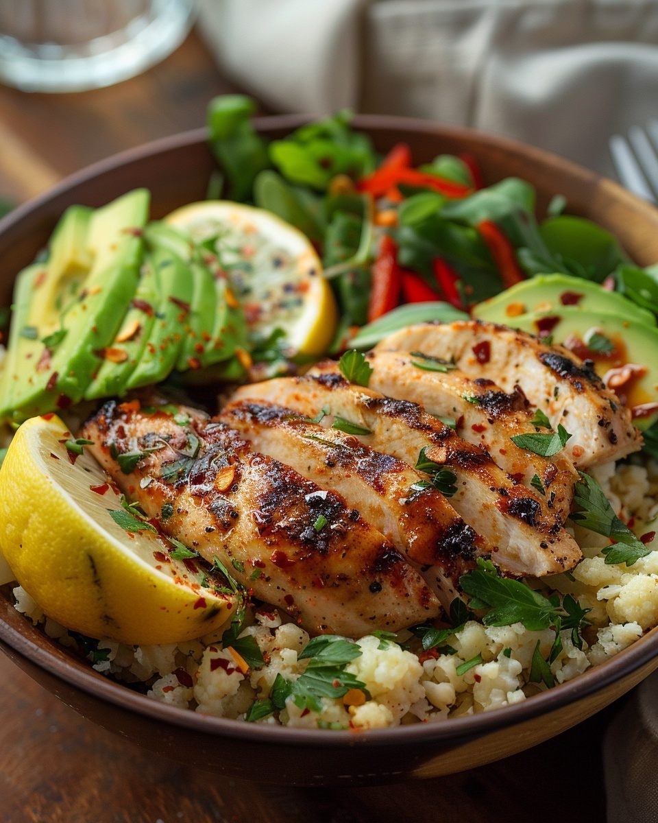 Low-Carb Blumenkohl-Reis Bowl