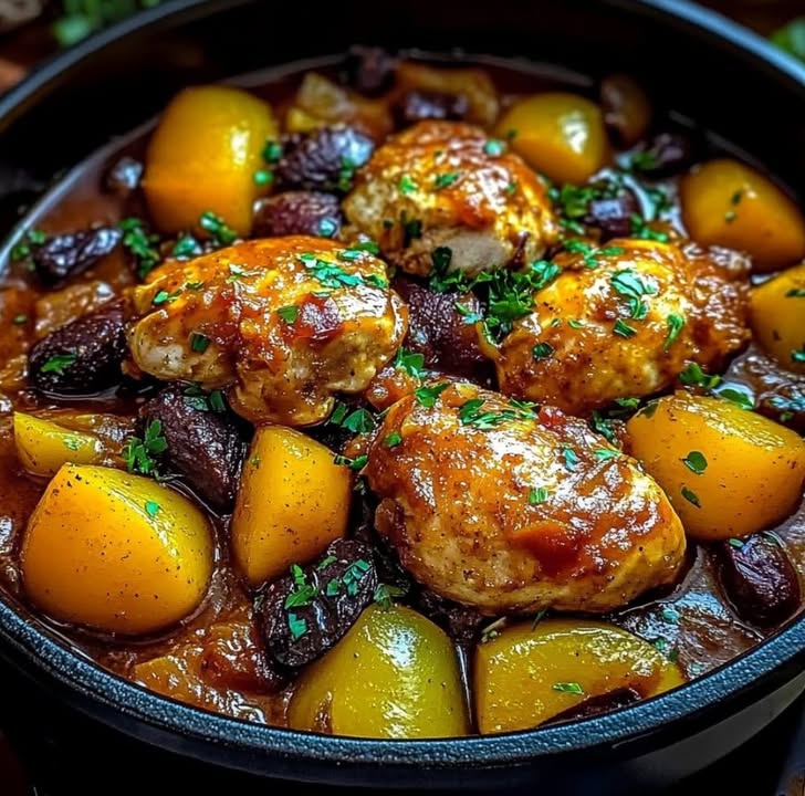 Marokkanischer Hähnchen-Tajine