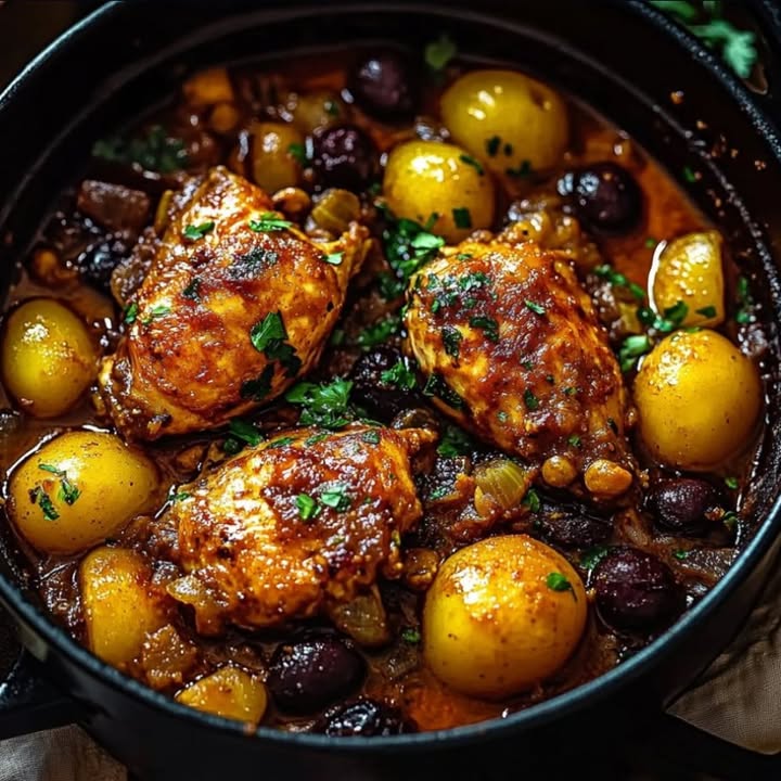 Marokkanischer Hähnchen-Tajine
