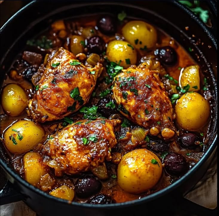 Marokkanischer Hähnchentajine