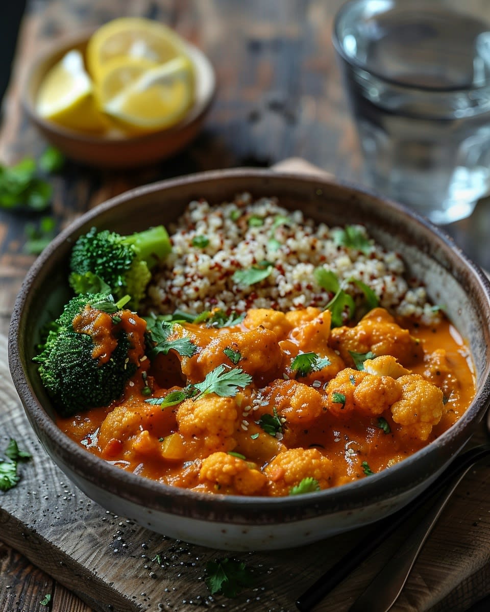 Meal Prep Blumenkohlcurry