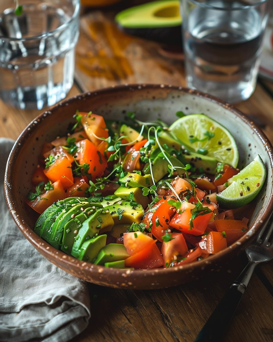 Meal Prep Bohnen-Salat mit Limette