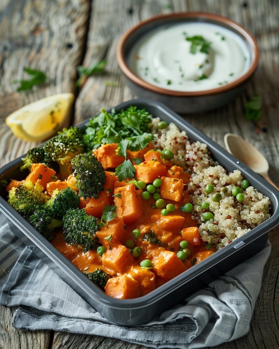 Meal Prep Curry-Kichererbsen
