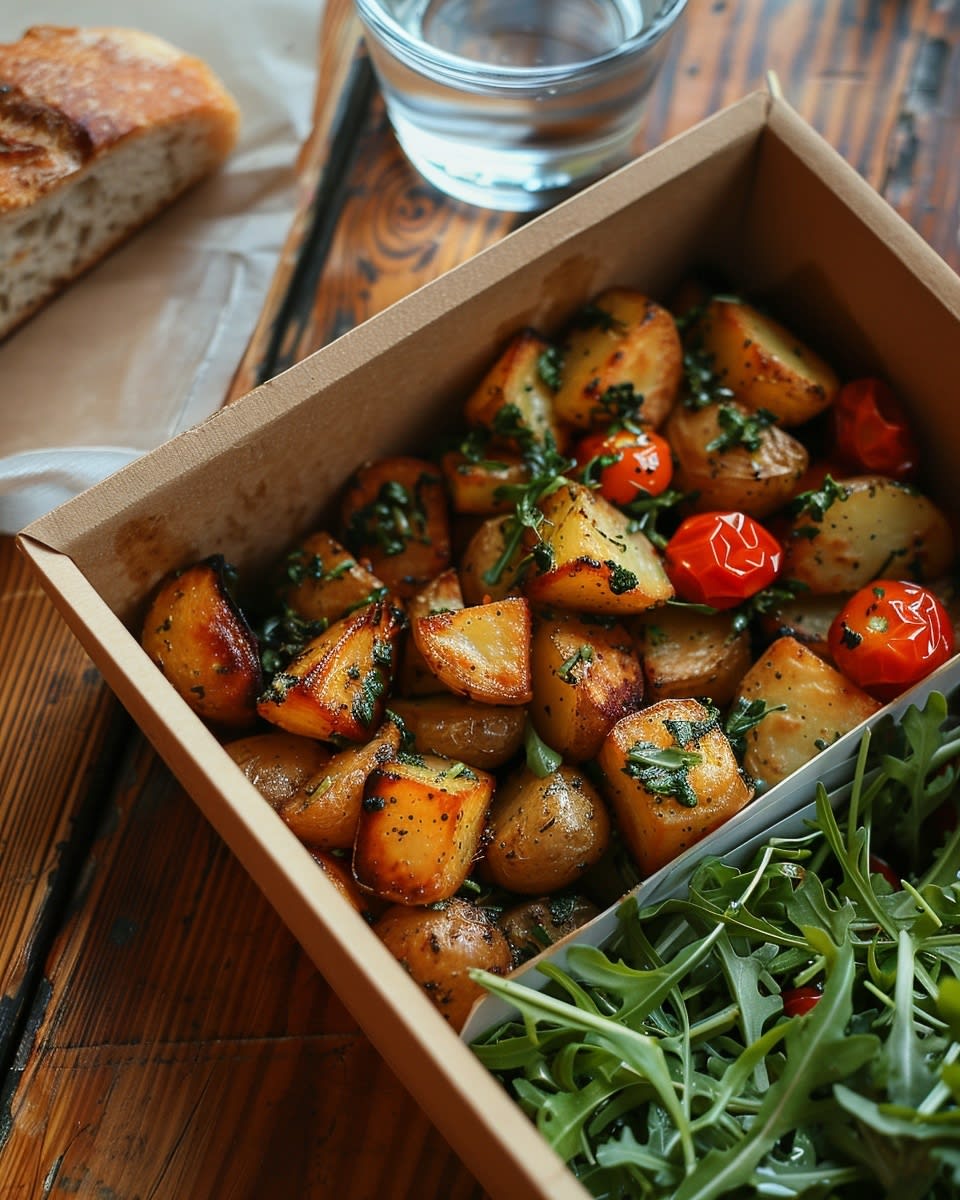 Meal Prep Kartoffel-Rucola Box