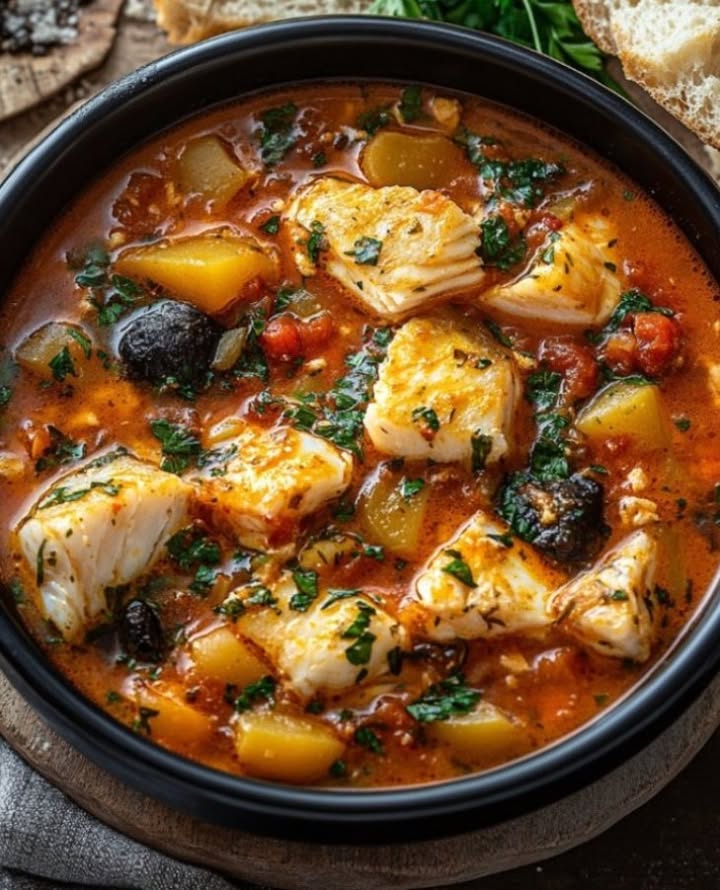 Mediterraner Fischeintopf