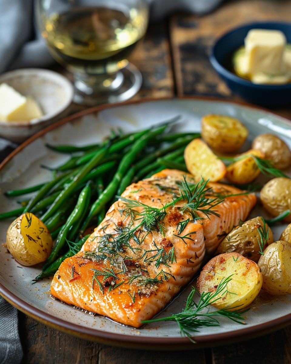 Ofen-Lachs mit Dill & Zitrone