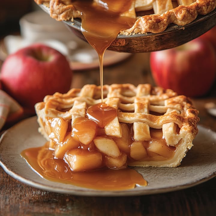 Omas Karamell-Apfelkuchen