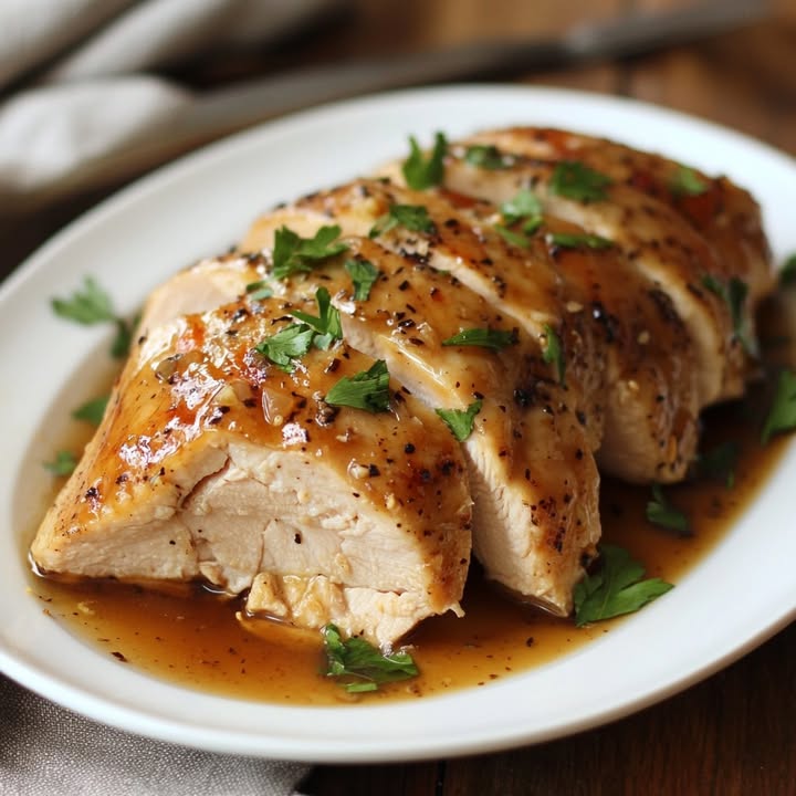 Saftige Putenbrust aus dem Slow Cooker