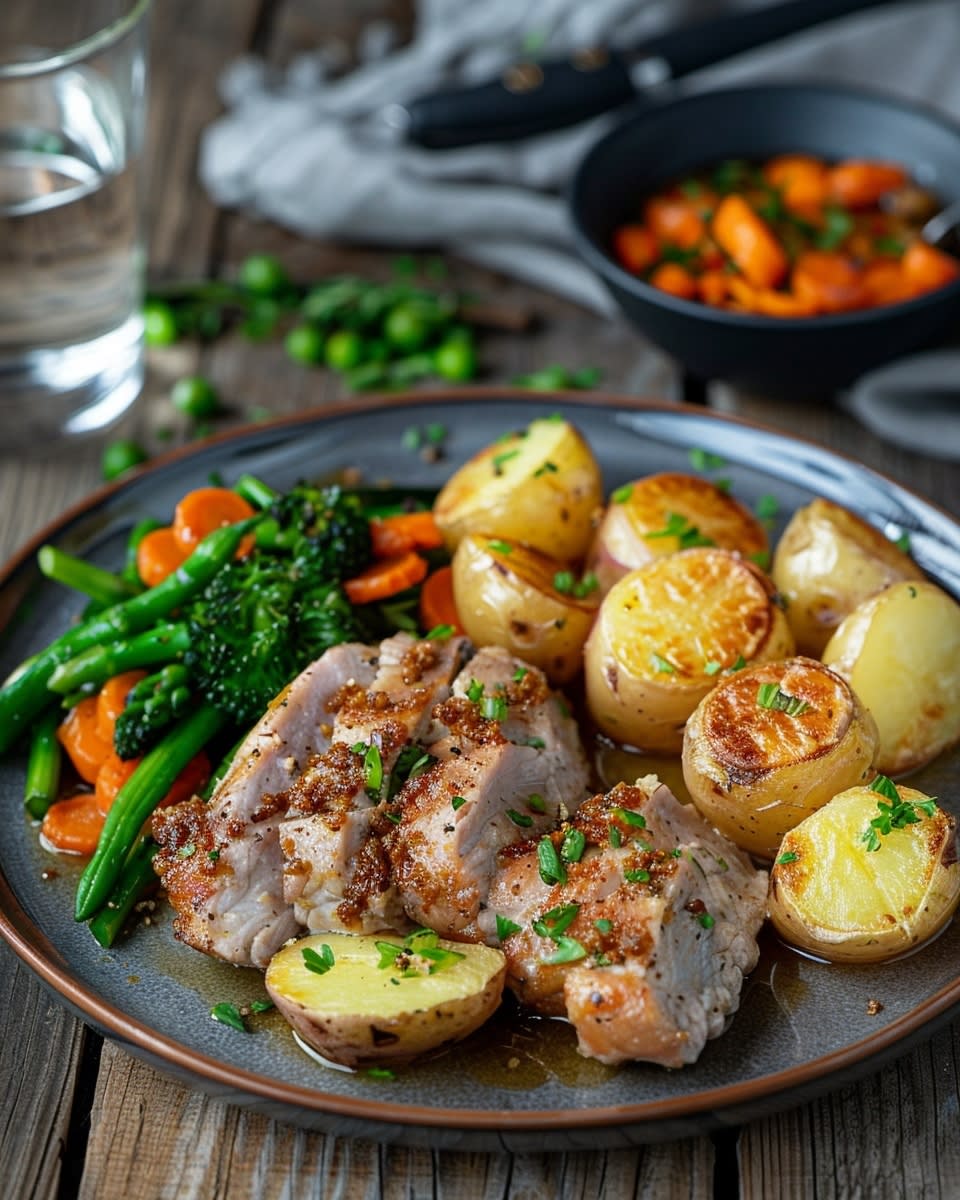 Schnell gebratenes Schweinefilet