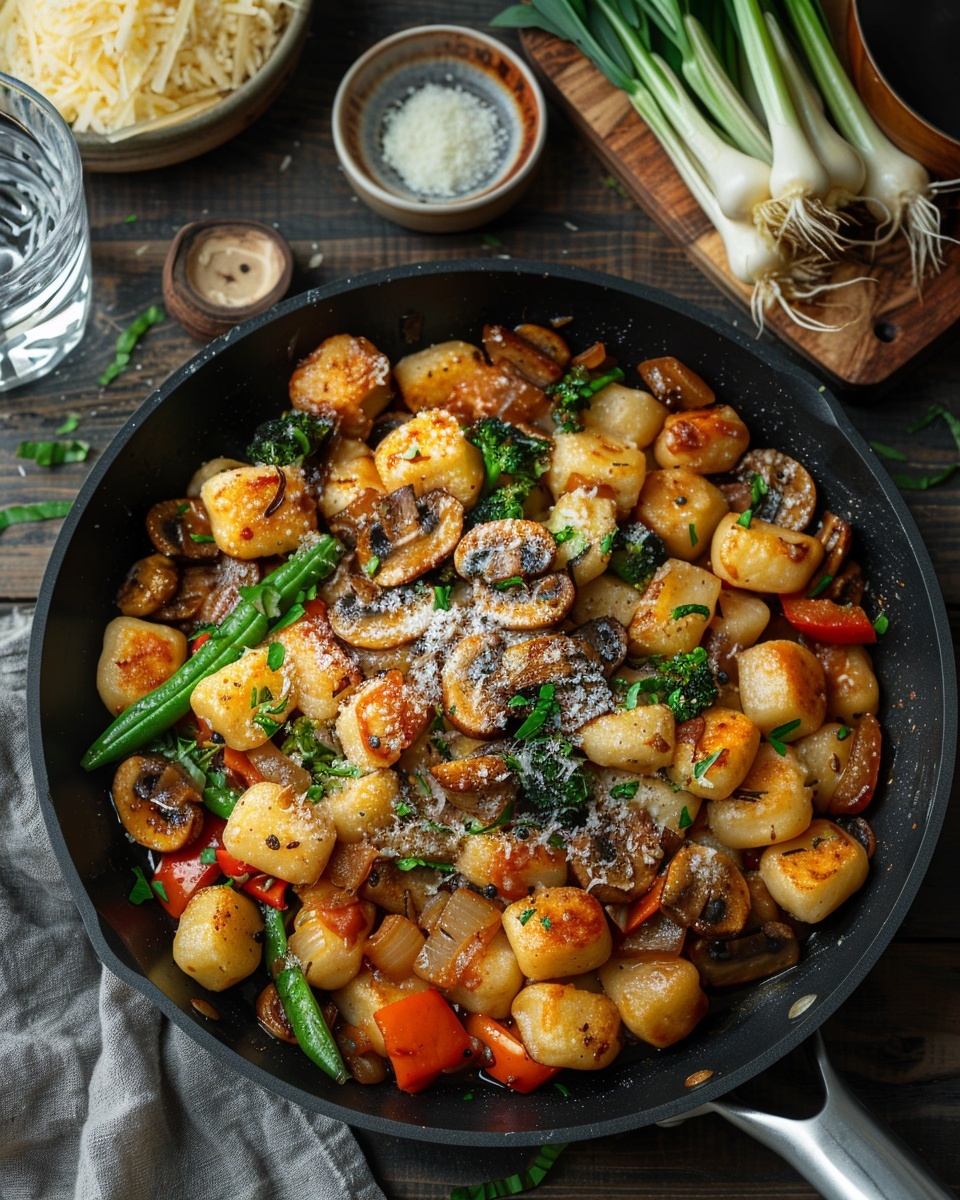 Schnelle Gnocchi-Pfanne mit Pilzen