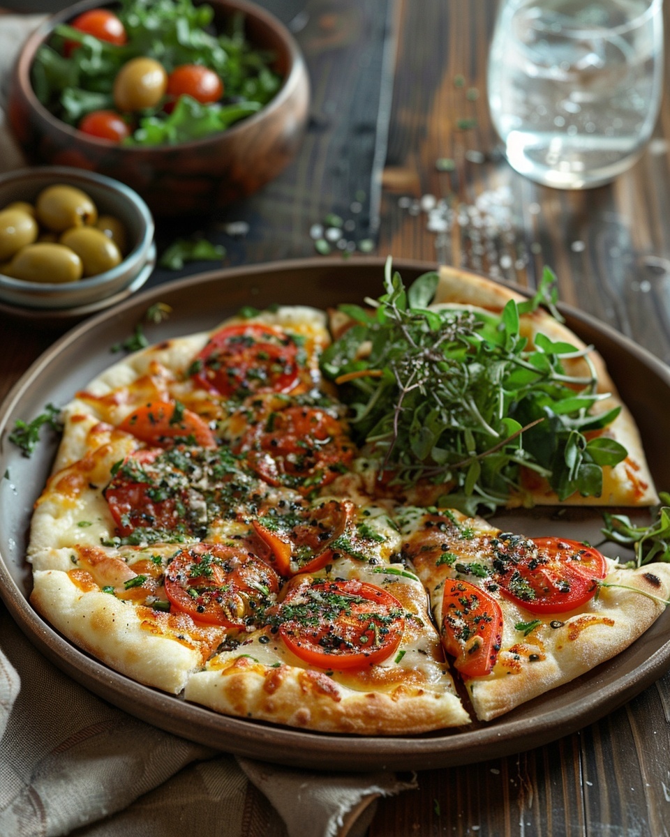 Schneller Pita-Pizza Snack