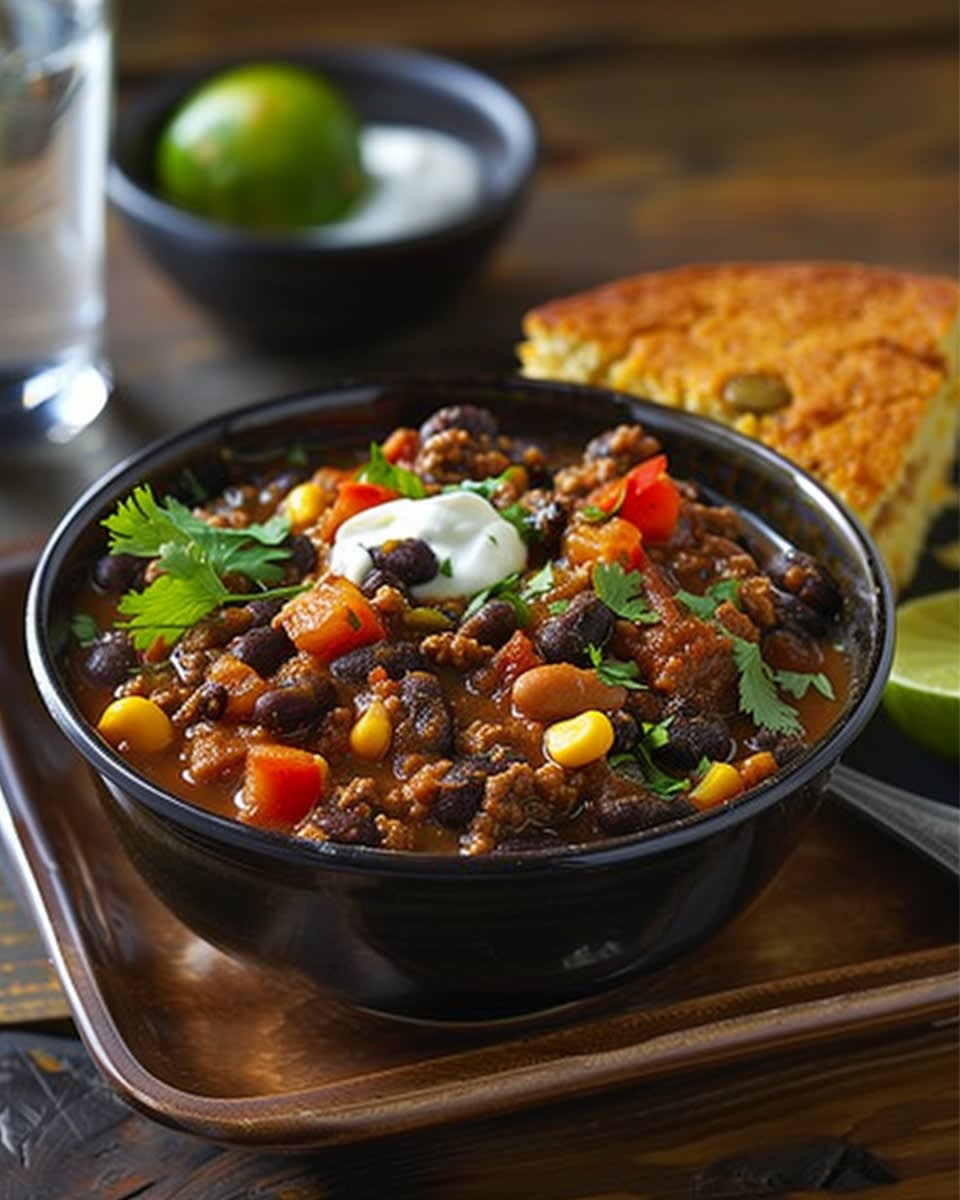 Schnelles Chili mit Kidneybohnen