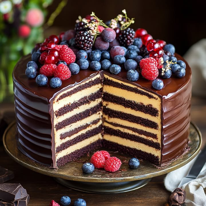 Schokoladen-Fudge-Kuchen